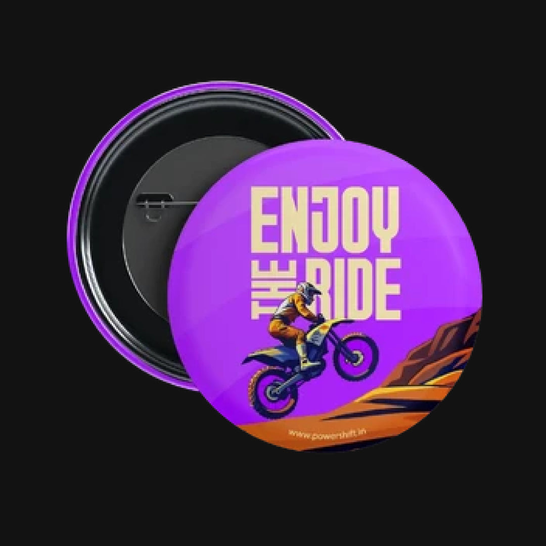 Enjoy The Ride Badge