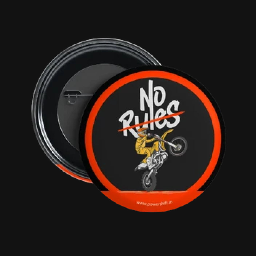 No Rules Badge