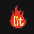 Lit Sticker