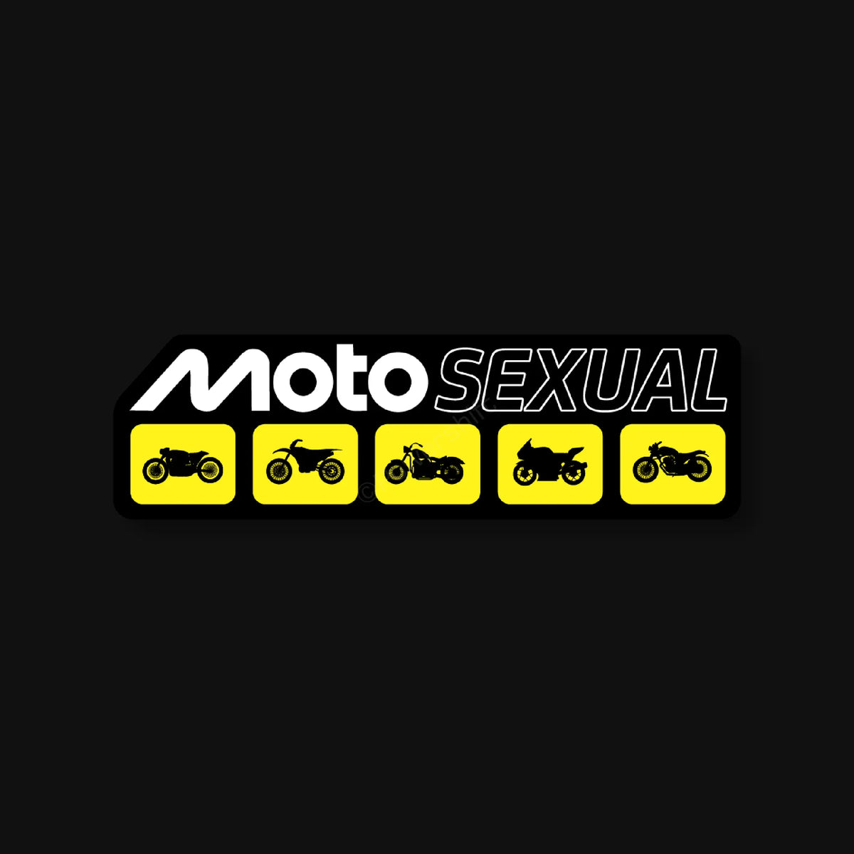 Moto Sexual Sticker