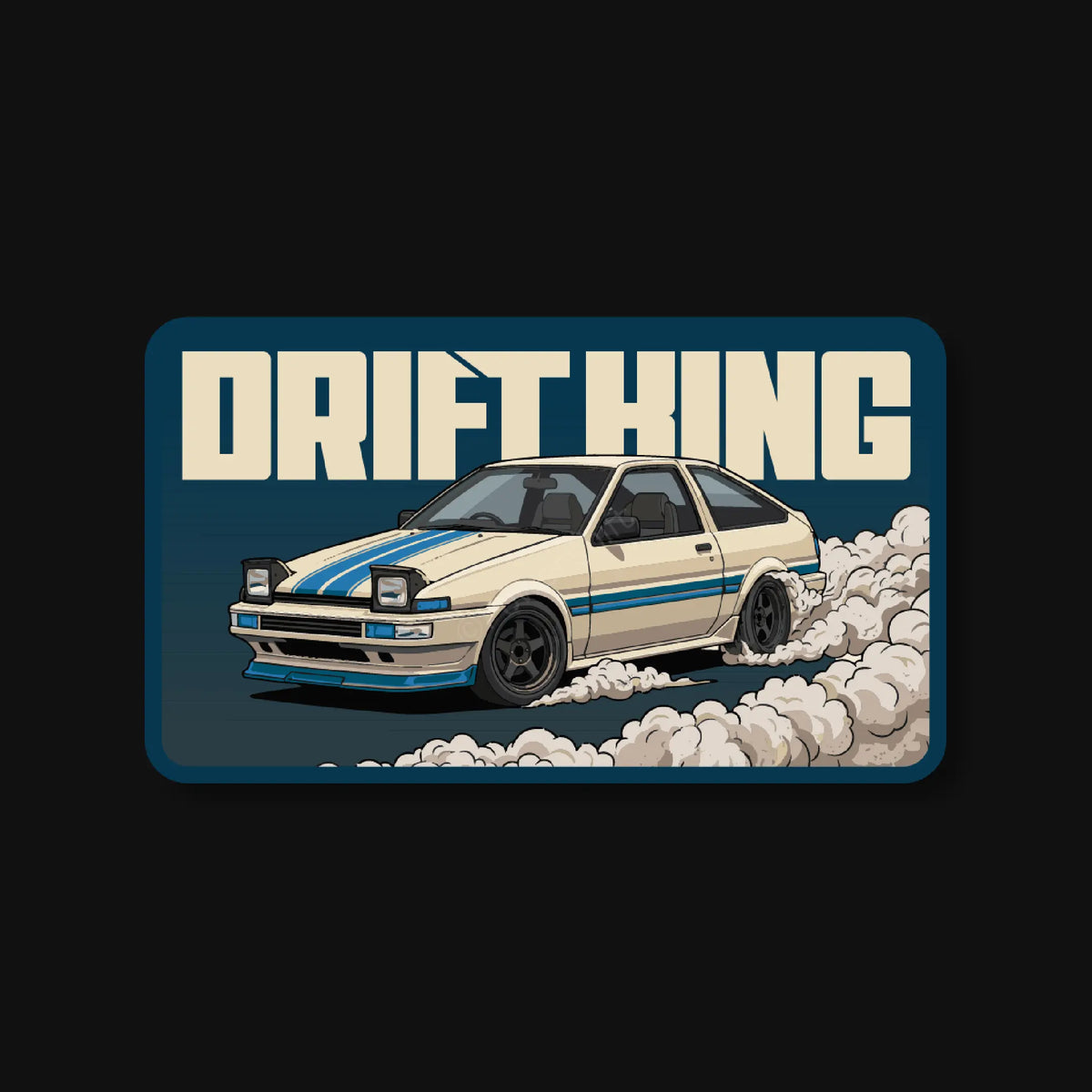 Drift King Sticker
