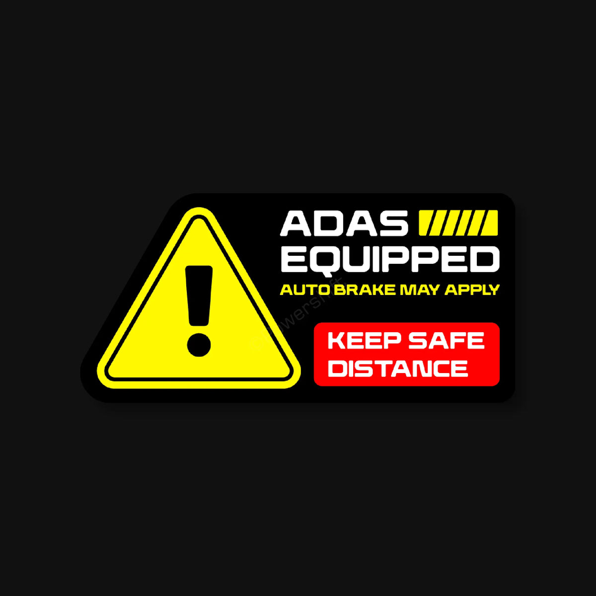 ADAS Equipped Sticker