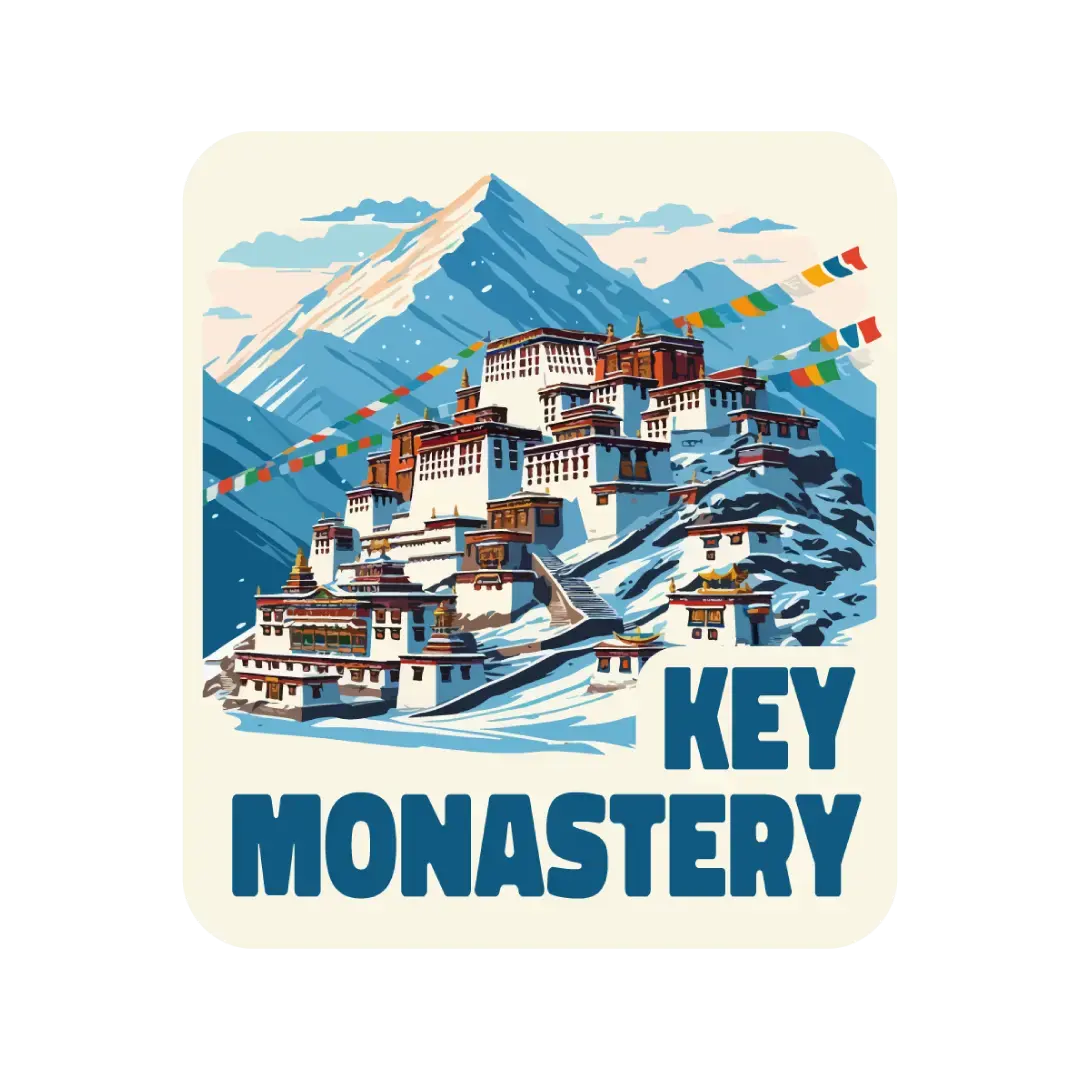 Key Monastery Sticker