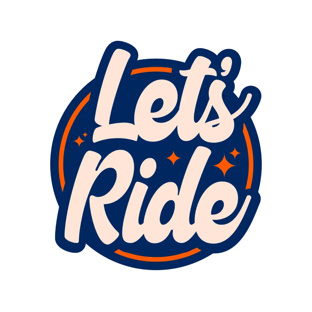 Let's Ride Sticker