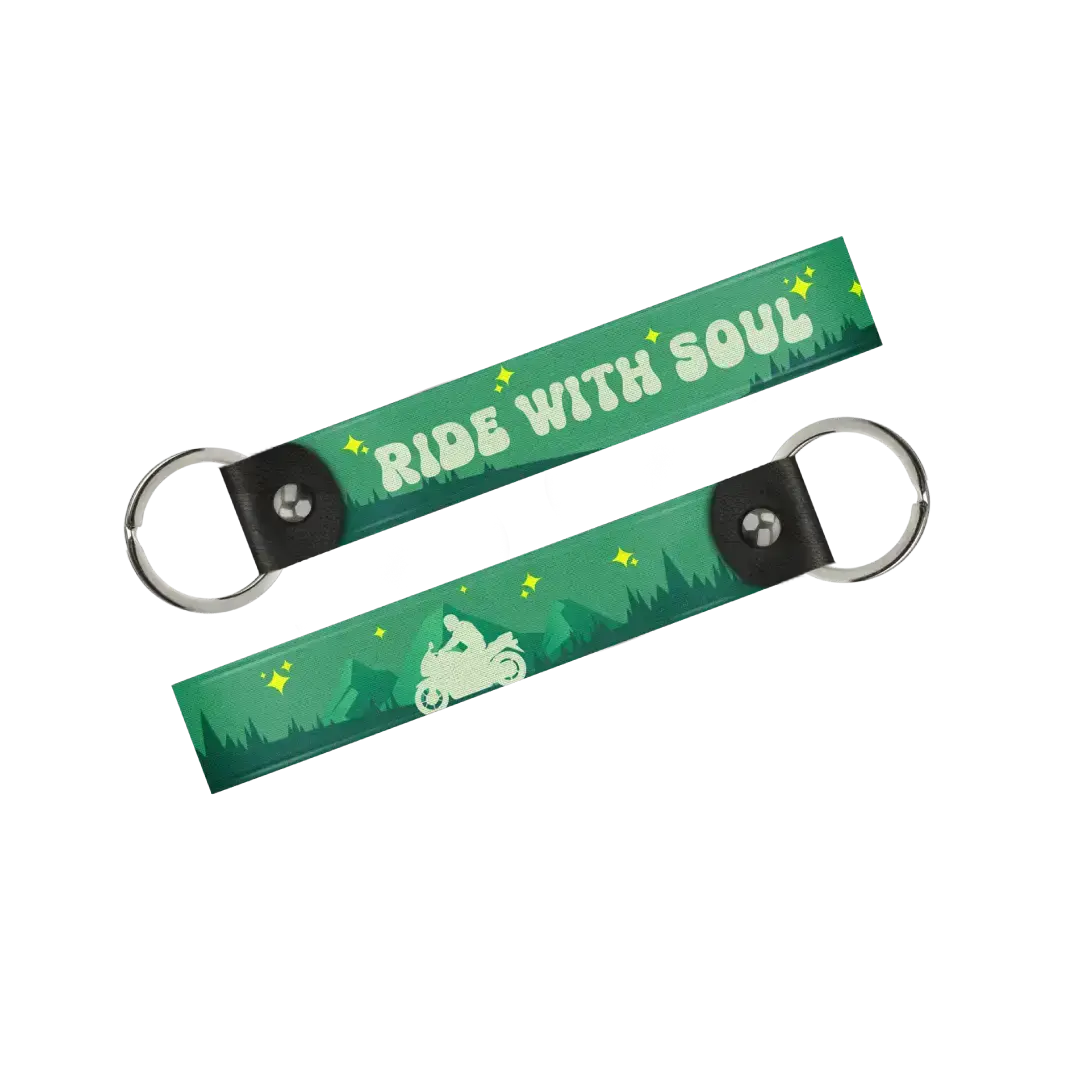 Ride With Soul Keytag