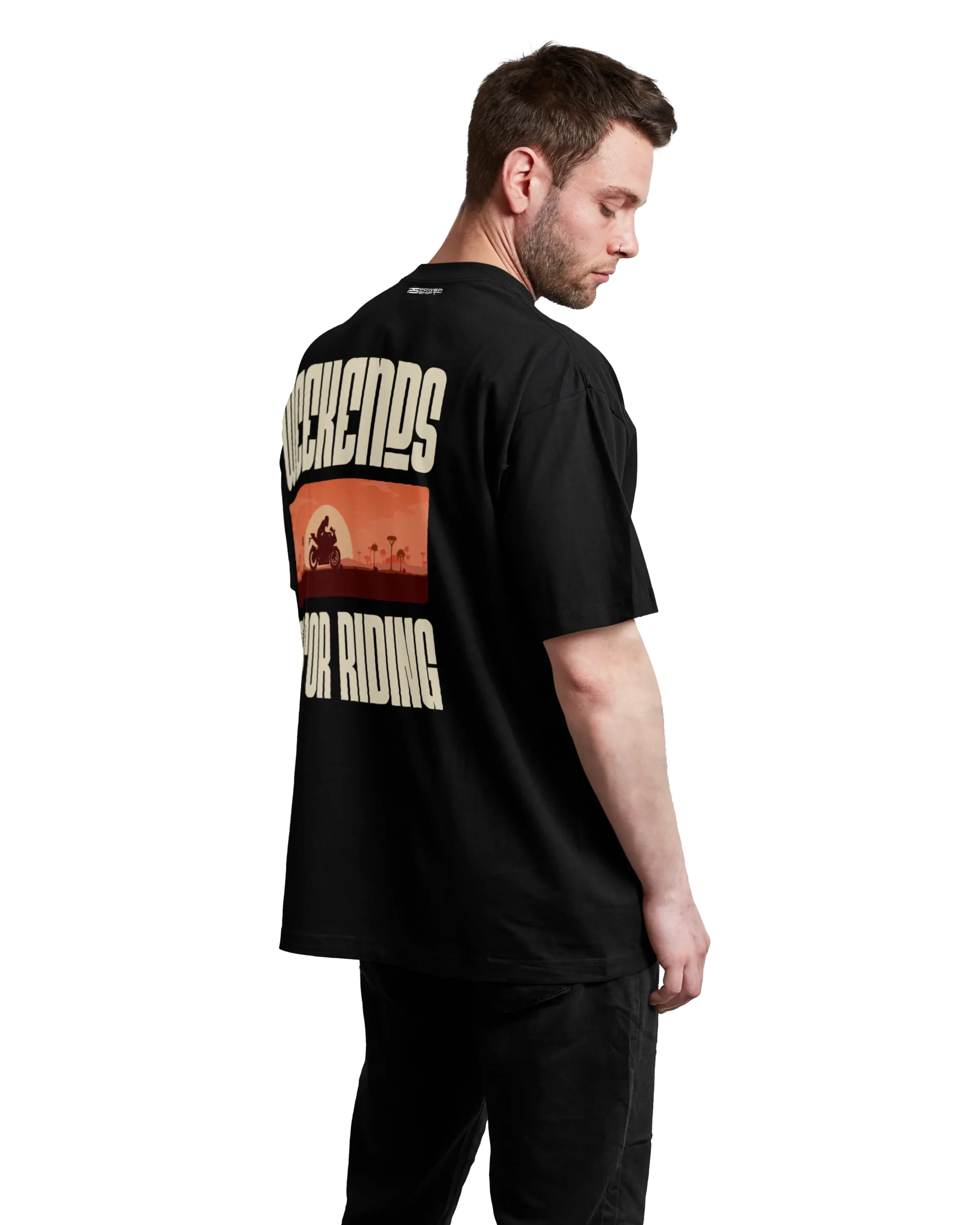 Weekends Are For Riding T-Shirt - Oversized Fit