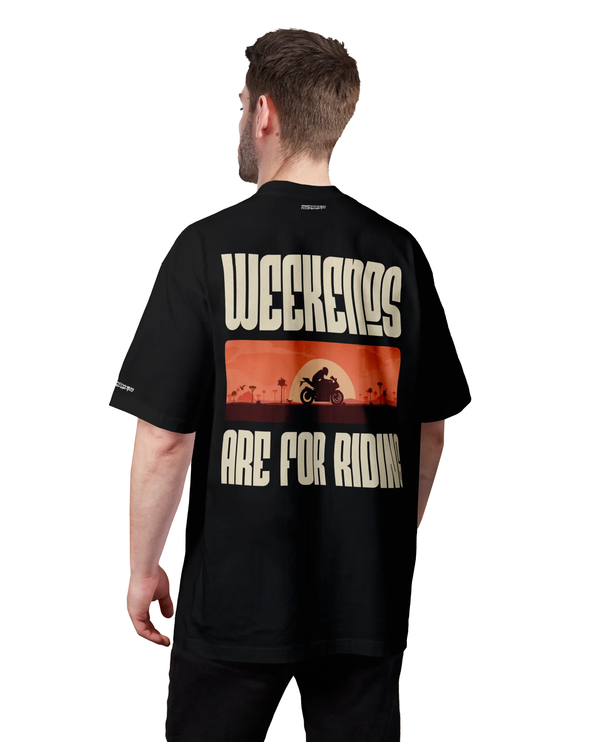 Weekends Are For Riding T-Shirt - Oversized Fit