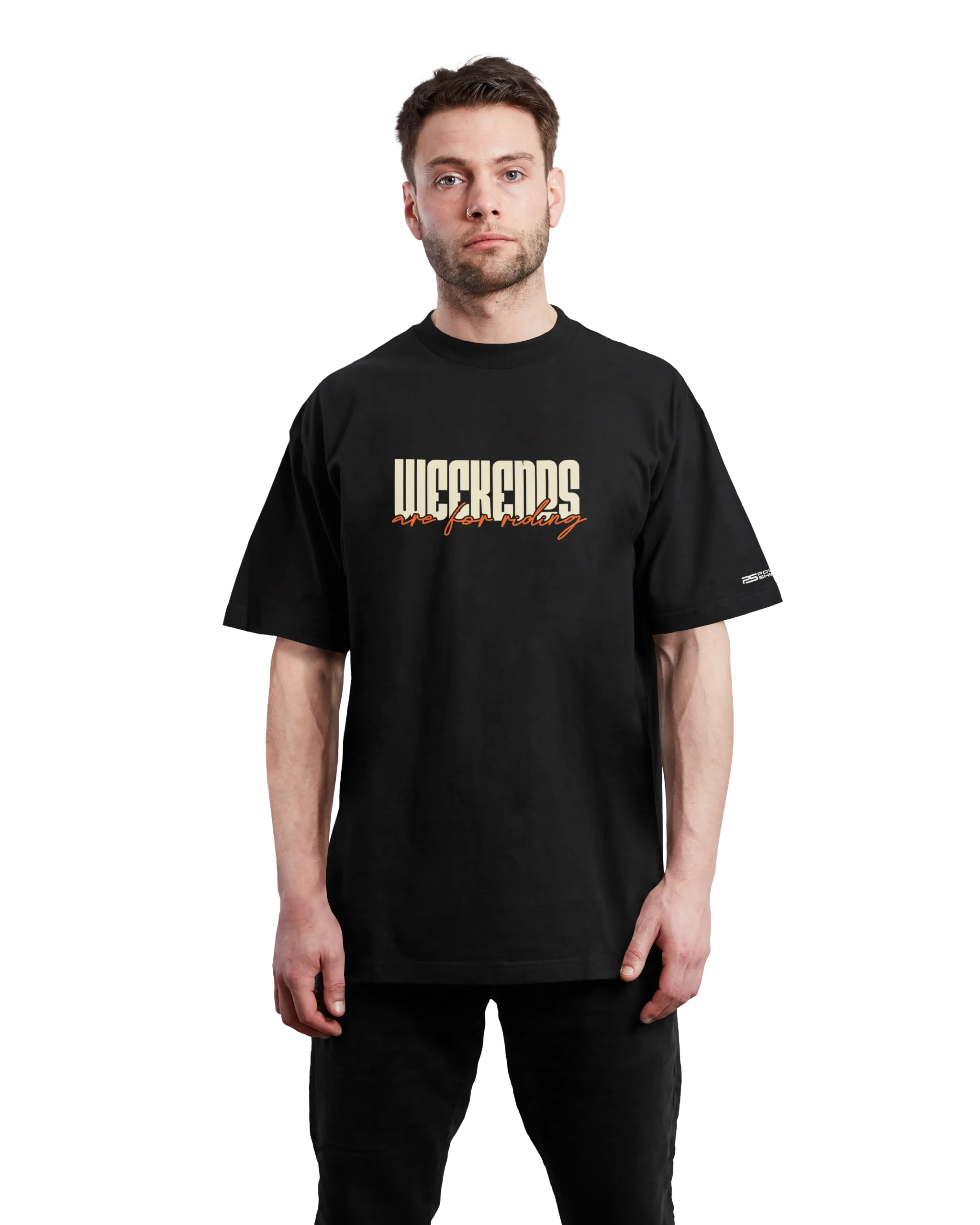 Weekends Are For Riding T-Shirt - Oversized Fit