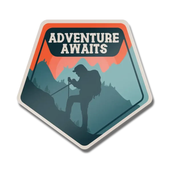 Adventure Awaits Sticker