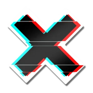 X Distract Sticker