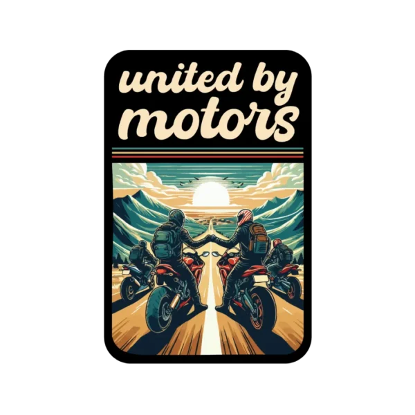 United By Motors Sticker