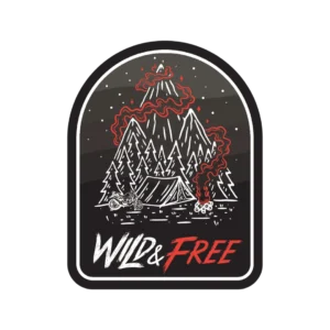 Wild & Free Sticker