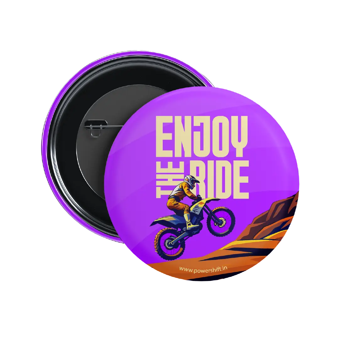 Enjoy the ride badge