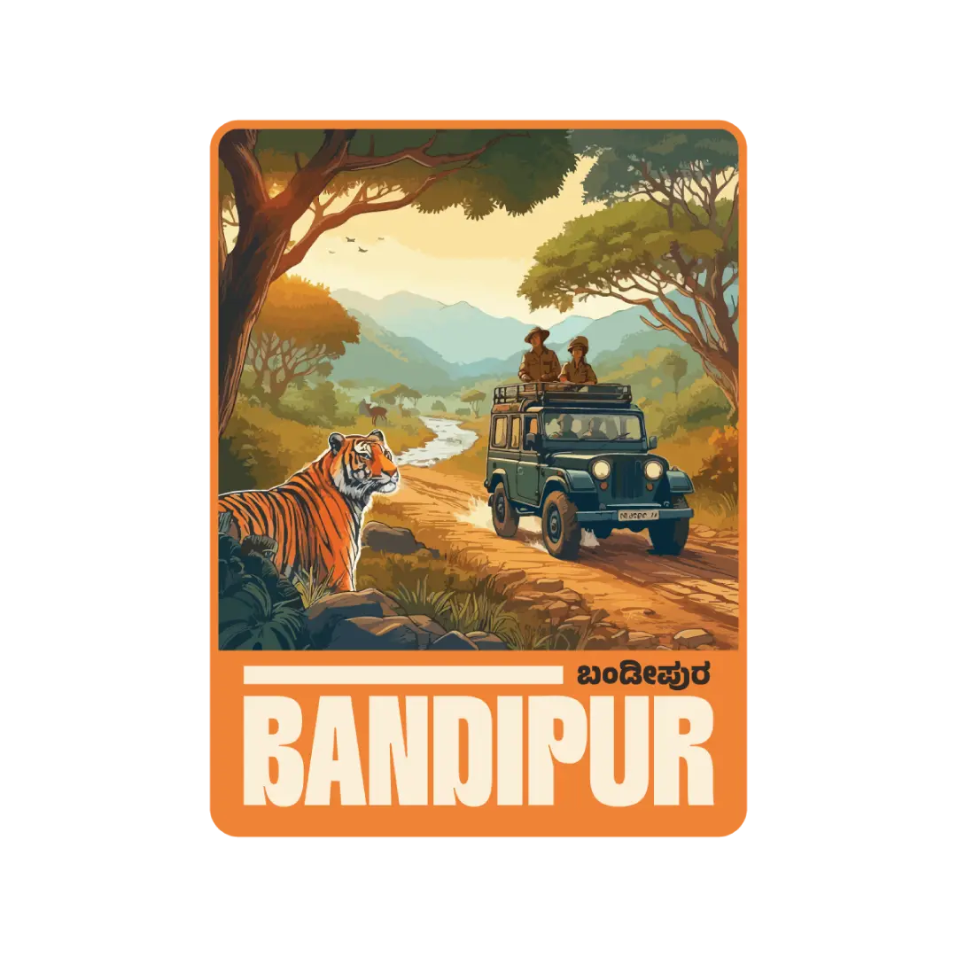 bandipur sticker