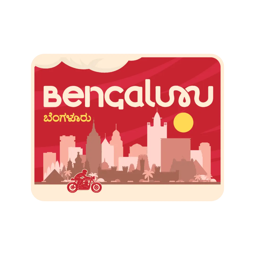 bengaluru fridge magnet