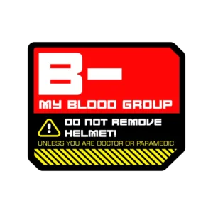 b--blood-group-sticker