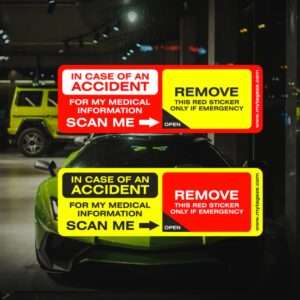 Tageze Medical ID Sticker